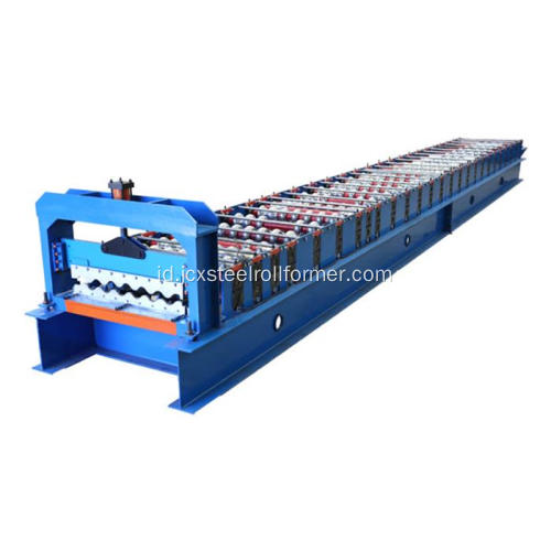 Baja Bergelombang Lembar Roll Forming Machine